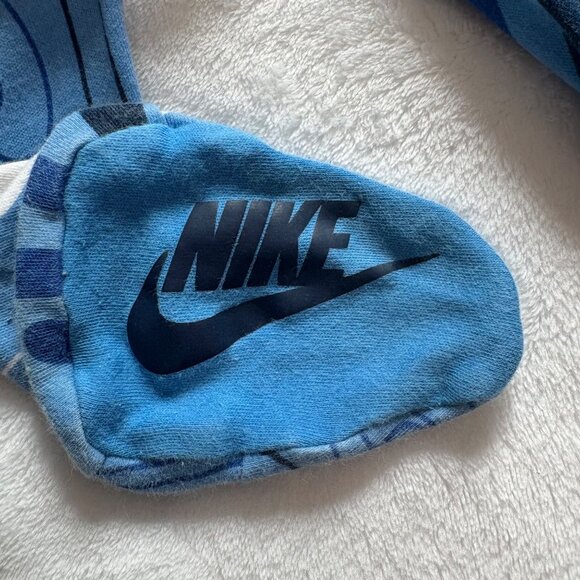 Nike Baby Boys 2-Piece Blue Bodysuit & Footed Sleeper Set 6M Just Do It Print - Picture 5 of 13